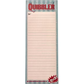 CON*QUEST Conquest Journals Harry Potter The Quibbler List Notepad, 3.5'' x 9'', Sturdy Magnetic Backboard, 50 Sheets, Lined List Pages, Premium 60 lb. Paper, Officially Licensed