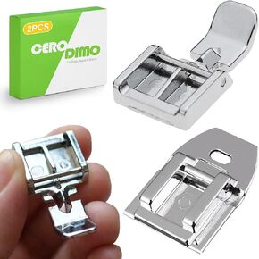 1 PCS Foot Zipper Foot و Shipper Comper Foot المخفي لآلات الخياطة منخفضة - متوافقة مع المغني ، الأخ ، Janome ، Elna & More