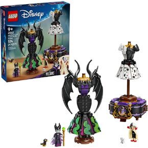 Lego Disney Villains Maleficent و Cruella de Vil’s Dresses Toy Kids Toy - Thase Building Toy for Girls and Boys ، Ages 9+ - Kids Toy for Disney Foy