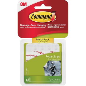 شرائط تعليق ملصق Command ، صغير 48 EA