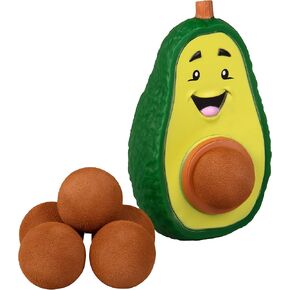 لعبة Hog Wild Avocado Ball Popper Toy - تشمل 4 كرات رغوة ناعمة - الضغط على كرات تعمل بالهواء التي تصل إلى 20 قدمًا - قاذفة آمنة للعب الداخلي/الخارجي - الحفلات هدية للأطفال ، والبنات ، والأولاد الذين تتراوح أعمارهم بين 5 سنوات