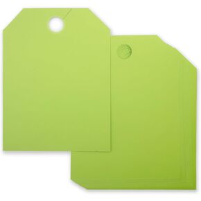 Prismite فارغ مرآة سيارة تعليق علامات- حزمة من 25 ، 8.5 "× 11.5" ، مثالية لتجار السيارات ، الأخضر