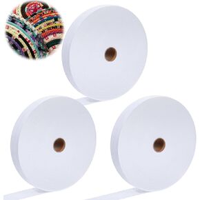3 Roll 50/100/150/ Yard Cotton Blend Batting on a Roll 2 1/4 Inch Cotton Batting Roll with Tube Maker Rulers for Quilting Needle Punched Cotton Batting for Rug Purse Braided Rug Throw Rug