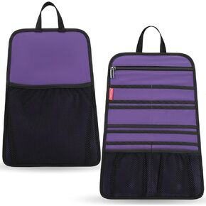 Backpack Insert Organizer Office File Document Storage Organizer (Navy/Yellow/Purple)