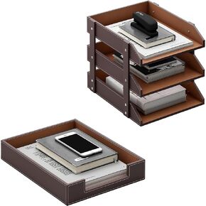 Thipoten Leather Desk Organizer