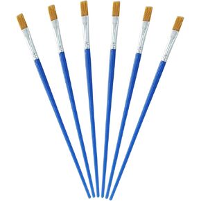 50 PCS فرش الطلاء المسطحة ، فرشاة الطلاء الاكريليك مجموعة فرش الطلاء الصغيرة للفن