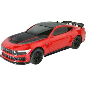 Taiyo: سيارة فورد موستانج GTD Dark Horse RC - Red - 1:22 Scale Car ، 2.4 جيجا هرتز مركبة مكافحة عن بعد ، وحدة تحكم ، سيارة رياضية تديرها البطارية ، مرخصة