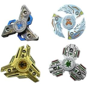 4pcs تملأ Spinner لتخفيف الإجهاد والمرح - هذا الدوار للبالغين والأطفال ، مثالي للقلق و ADHD ، وإطلاق جيروسكوب الميكانيكية الميكانيكية الدوارة وإزالة الضغط.