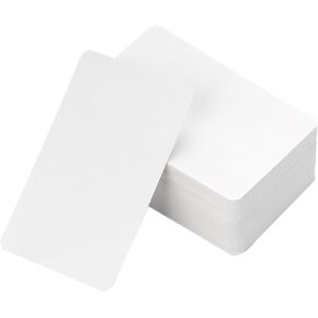 100PCS بطاقات عمل فارغة 3.5 "× 2" Mini Note Cards بطاقة عمل بيضاء العمل الأبيض على الوجهين MINI Place Place اسم المفردات الكلمة فلاش بطاقة SCRAPSINGS DIY علامات هدايا التسمية