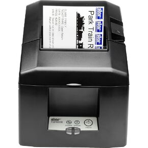 Star Micronics TSP654II (TSP650II Series) Ethernet Ethernet Thermipt Printer ، Gray - Ethernet Connectivity ، 11.8 IPS ، 203 dpi ، 3.15 "Max Print Width ، Auto Cutter - Ykgav