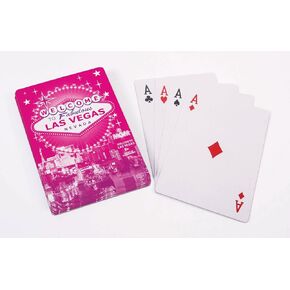 مرحبًا بكم في Fabulous Las Vegas Sign Play Cards (Pink ، One Deck)
