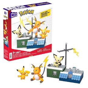 MEGA Pokémon Action Figure Building Toys for Kids, Charmander Evolution Set with 300 Pieces, 3 Poseable Characters, Charmeleon and Charizard