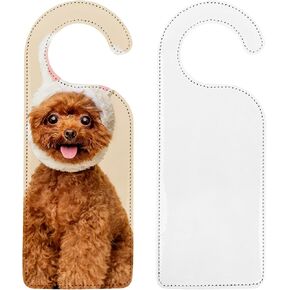 Framendino ، 2 Pack Sublimation Blank Door Knob sign blank Wooden Hanger Plaque DIY Project Project Notes Board Memo Board