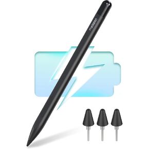 Bundle for Students, Doers & Creators - Metapen M1 and Original Replacement Tips(3 pcs, Black) for Frequent Writing or Drawing