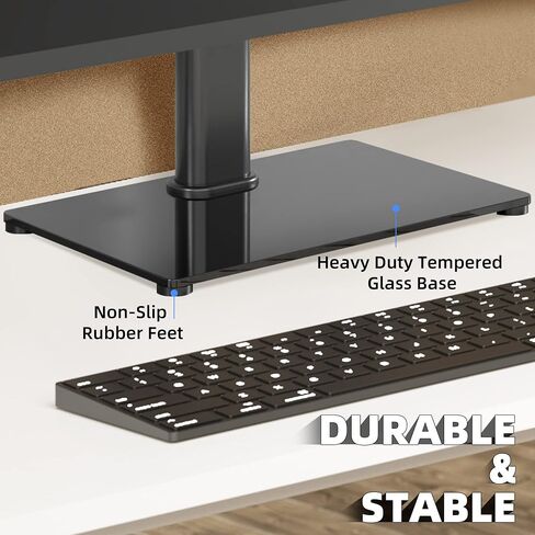 Universal Swivel TV Stand Base Table Top TV Stand for 32-75 Inch TVs 60 Degree Swivel, 12 Height Adjustable Monitor Mount Stand, Max VESA 600x400mm,Holds up to 99lbs TS204 in Kuwait