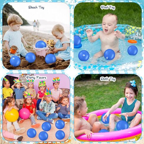 12 Pcs Inflatable Beach Balls Bulk 5 Inch Mini PVC Floatable Swimming Pool Balls for Hawaiian Ocean Under The Sea Party Decorations Supplies in Saudi Arabia