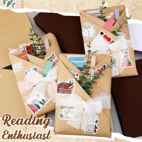Marspark 6 Set Blind Date with A Book Gift Box Supplies Cits باستثناء الكتب بما في ذلك ملصقات الإشارات المرجعية المغناطيسية السائبة ، قراء مكتبة الكتب ، Home For For Women Men (Baby's Breath) in Saudi Arabia