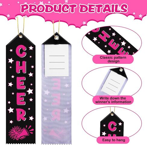 100pcs Award Award Ribbon Bulk 8 "× 2" جوائز شرائط المشاركة مع بطاقة الحدث وشرائط ميدالية الهتاف للأطفال مسابقة الأحداث الرياضية المدرسية للطلاب in Kuwait