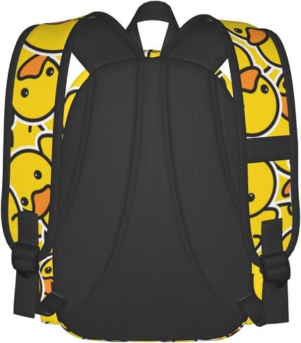 Cute Rubber Ducky Laptop Backpack For Men Women, Yellow Cartoon Ducks Lightweight Daypack Bookbag For Daily Commutes Business Travel Hiking in Saudi Arabia