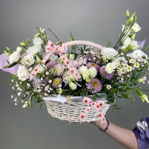 الفراولة الحمراء والوردية مع شريط البولكا دوت Grosgrain ، 1 بوصة × 10 ياردات الشريط الفواكه لأكباح الربيع والصيف ، الحرف ، حواف ، صنع القوس الشعر ، غلاف الهدايا (الوردي) in Saudi Arabia