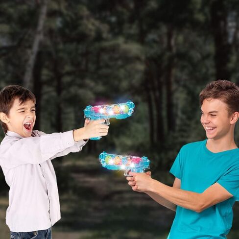 تضيء ArtCreativity Up Gear Toy Gun للأطفال ، وأسلحة الألعاب للأولاد مع التروس المتحركة ، وتأثيرات LED ، والموسيقى ، والمشاركة في البطاريات ، وتفاعلية LED TOY GUNS ، وألعاب الهدية الرائعة. in Saudi Arabia