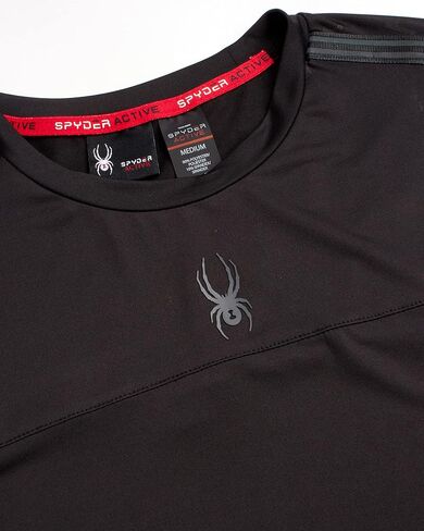 Spyder Men's Athletic T-Shirt - 2 Pack Dry Fit Short Sleeve Performance Sports Tee (S-XL) in Kuwait