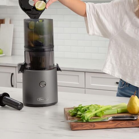 Omega Time Saving Batch Juicer, Cold Press Juicer, Black in Kuwait