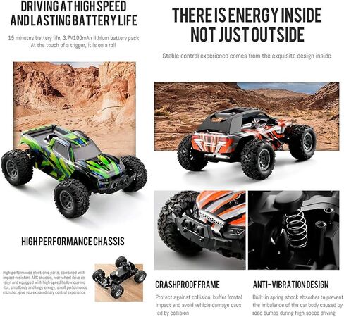 سيارة مكافحة عن بعد RC ، 20 كم/ساعة عالية السرعة RC سباق Race ، 2.4 جيجا هرتز 1:32 RC Mini Electric Drift Off-Road Model in Kuwait