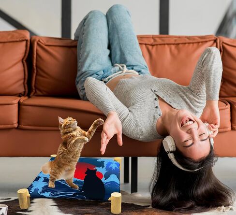 Cat Hammock Bed, Halloween Pumpkin Cat Beds, Wooden Cat Beds for Cats, Small Animal Beds for All Seasons, Elevated Cat Bed, Cat Hammock in Saudi Arabia