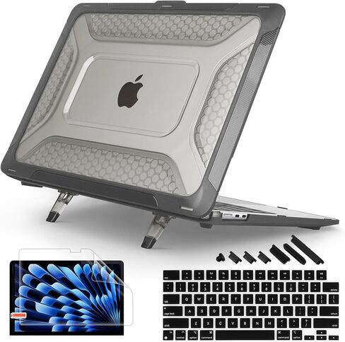 Mektron Upgrade Durable Case for MacBook Pro 14 INCH M1 A2442/ M2 A2779/ M3 A2918/A2992 /M4 A3112 A3401 A3185 Pro/Max (2021/2023/2024), Carbon Fiber Edges Shockproof Hard Shell, C-Pink in Saudi Arabia