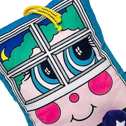 Window Rattler Plush - 2-in-1 Toy & Pillow, 80's Nostalgic Plush Pal Reimagined, Stuffed Rectangular Character, Cozy Nap & Play Design in Saudi Arabia