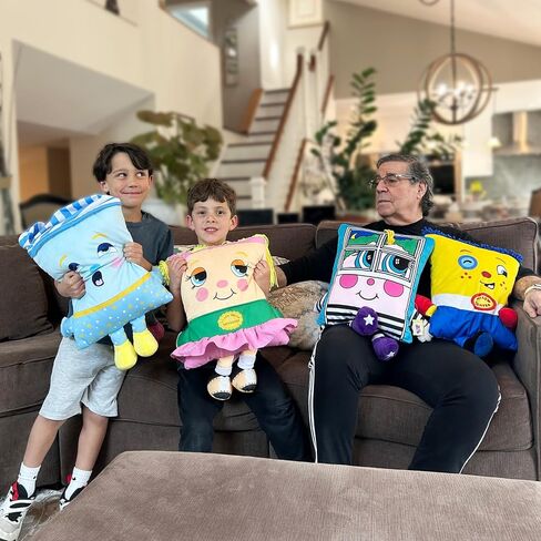 Window Rattler Plush - 2-in-1 Toy & Pillow, 80's Nostalgic Plush Pal Reimagined, Stuffed Rectangular Character, Cozy Nap & Play Design in Saudi Arabia