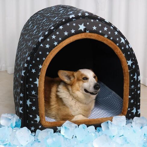 TU'ERYE Dog House Bed for Large Size Dogs with Self Cooling Pad XL, in Saudi Arabia