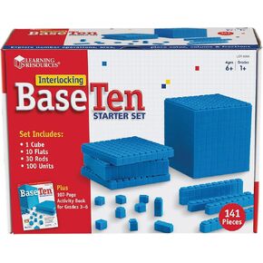موارد التعلم LER6356 قاعدة متشابكة Ten Starter مجموعة ، متعددة الألوان
