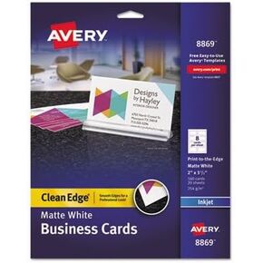 Avery Ave8869 - بطاقة العمل