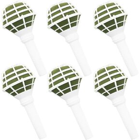 Etetevntt 6 PCS Bouquet Holders Foam Floral Handle Handle Bouquet Holder for DIY Wedding Foam Bouquet Handle Flower Arrangement Wedding Bouquet Supplies