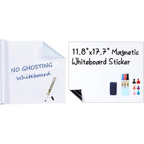 2 Whiteboard Stickers, one of Them can Attract Magnets