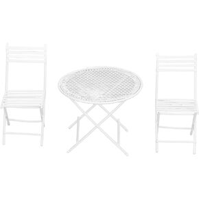 Bnineteenteam 1:12 Dollhouse Patio Table Chair ، Dolls House Garden Furniture for Dollhouse Accessories