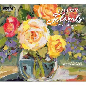 Lang Gallery Florals 2025 Wall Calendar (25991002020)