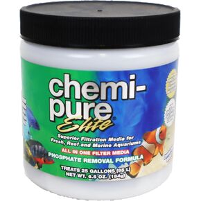 Chemi-Pure Elite Filter Media, 6.5 Oz, Treats 10-25 Gallons