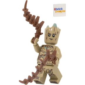 Superheroes: Groot Minifigure with Extended Arms