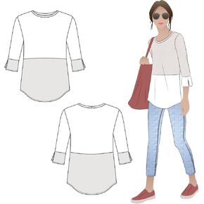 نمط خياطة ARC ARC - TOP (الأحجام 18-30)