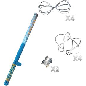 مرح Fly Stick Electric Static Static Wand Science Kit Toys Magic Levitation Wand 10 Flying Flying Shapes Superence Stick Thound Toys