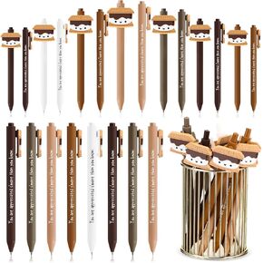 30 PCS Assion Assions Hompts Bulk Funny Marshmallow Ball Point Pens Chigragement Affigation Gifts for Attaines Tervane Therible Teamegues Team Team Team Team Team Team