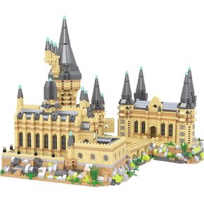 مجموعة لبنات بناء هاري قلعة Micro مجموعة （2929pcs） - هدايا ألعاب النموذج المعماري للطفل والبالغين