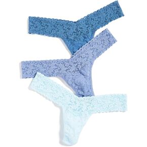 Hanky Panky Women's Maternity Signature Lace Original Rise Thong 3 Pack