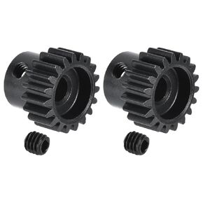Meccanixity 2pcs RC 32P ترس ترس صلب 5 مم عمود 19T تروس الكربون الصلب ل RC Car Boat Drone