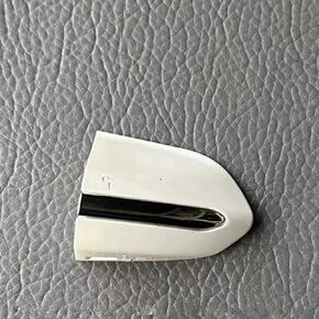 Front Exterior Left Driver Side Door Handle Lock Bezel Cover Cap Fit for Ford Fusion 2013-2020, for Edge 2015-2020 (Black)