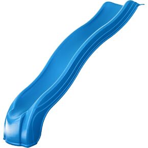 Swing-N-Slide 8 'ALPINE WAVE SLIDE SLIDE SLIDE FOR LEAVES 4 أقدام على سطح السفينة-لمجموعات الأرجوحة في الهواء الطلق واللعب ، الأزرق
