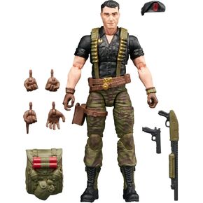 ج. Joe Series Series Retro Cardback Flint ، رقم عمل قابل للتحصيل 6 بوصة مع 9 ملحقات